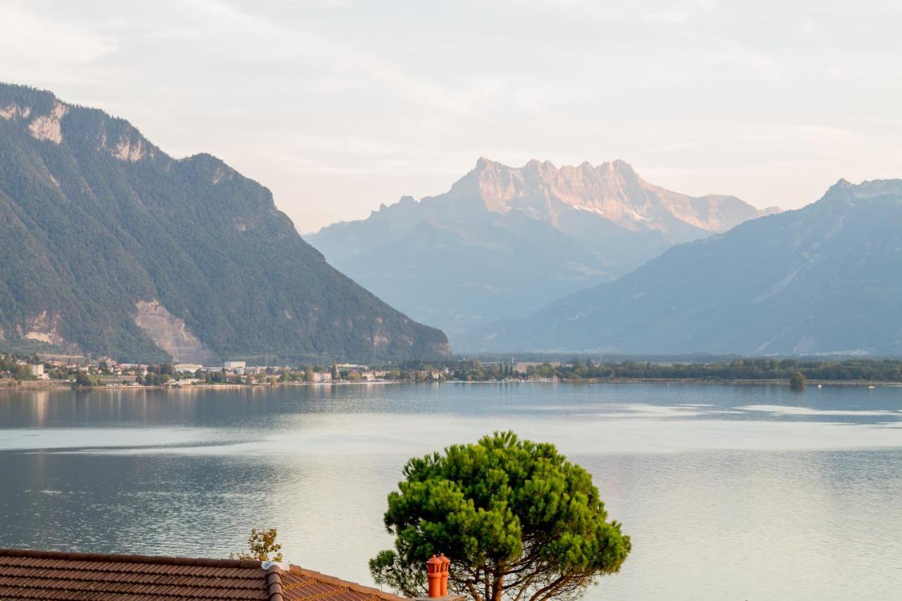 Ferienwohnung Les Amandiers Montreux Exterior foto